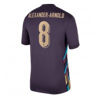 Anglicko Alexander-Arnold #8 Vonkajší futbalový dres ME 2024 Krátky Rukáv